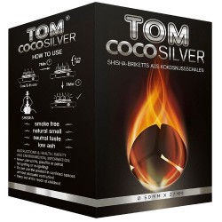 Καρβουνάκια για ναργιλέ Tom Coco Silver 1kg