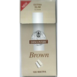Φιλτράκια Discovery Brown Extra Silm - Πακέτο 10 τεμαχίων